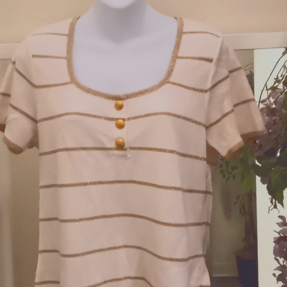 Cache Cream & Gold Top